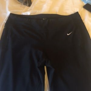 Dri-Fit, black Nike Flare leg pants